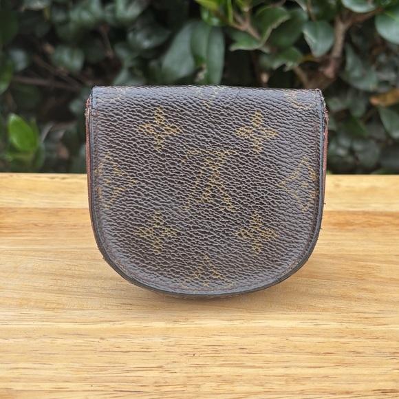 Louis Vuitton Brown Monogram Coin Pouch Change Purse Vintage - Picture 2 of 15